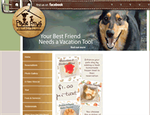 Tablet Screenshot of petitepawspethotel.com